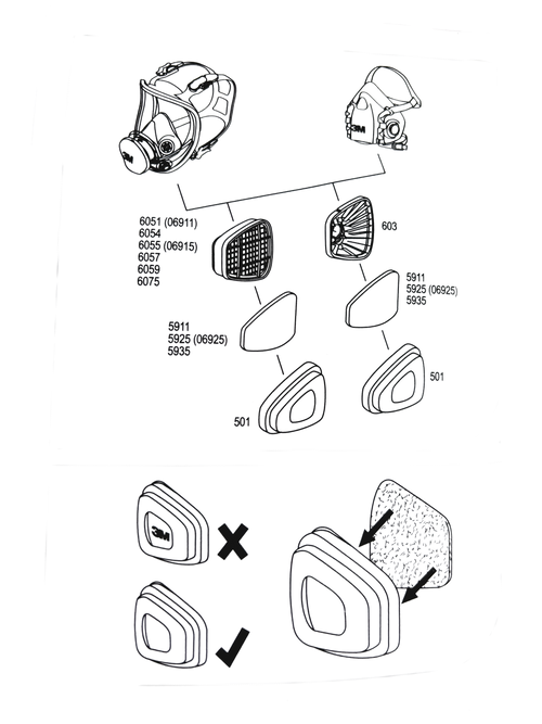 Filter for gases and vapors ABE1