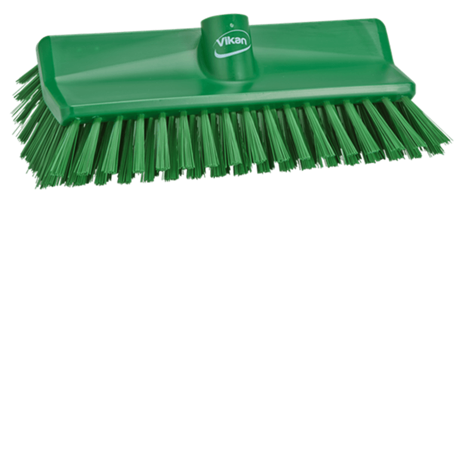 High-low brush / angle scrubber