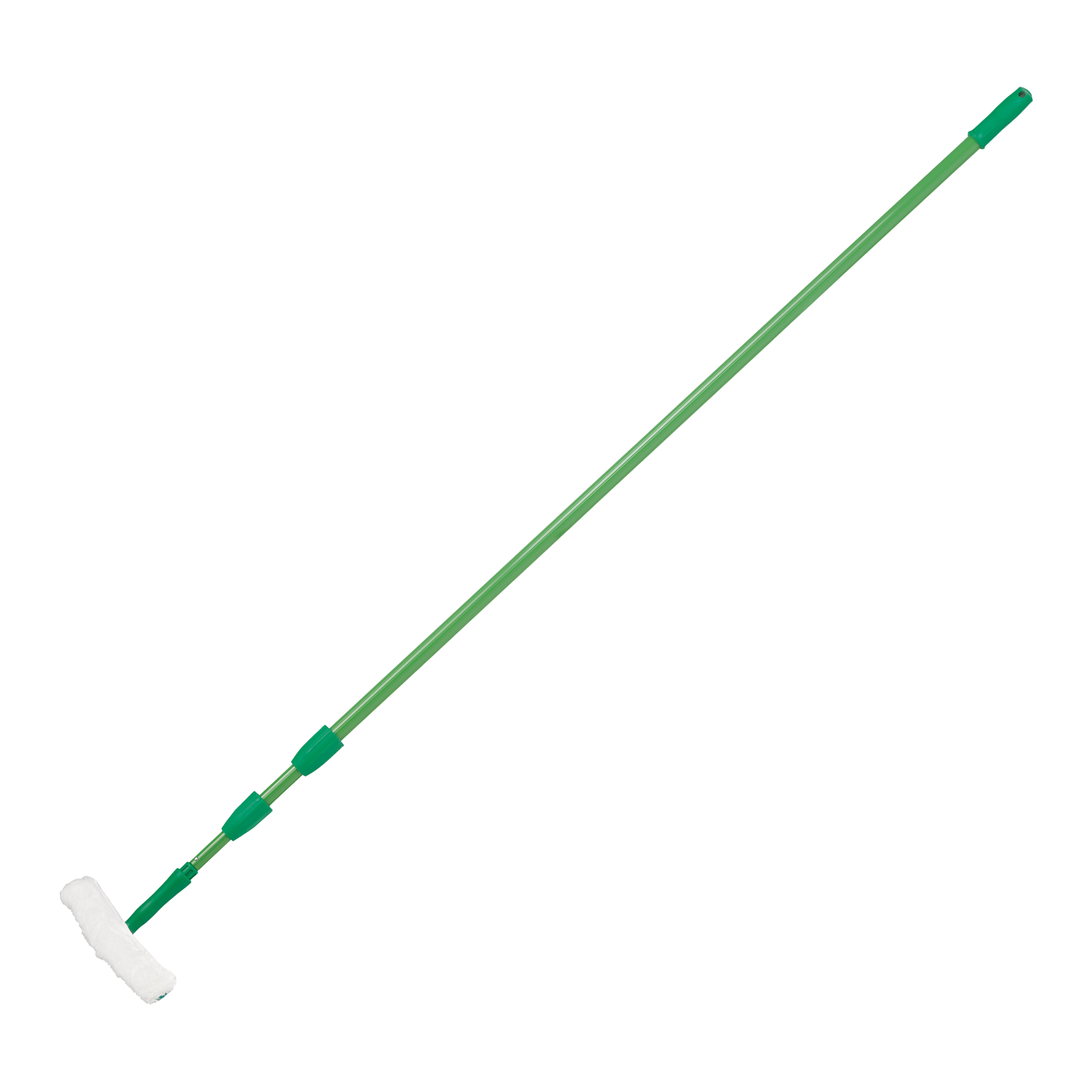 Soft wiper telescopic handle with holder and wiper