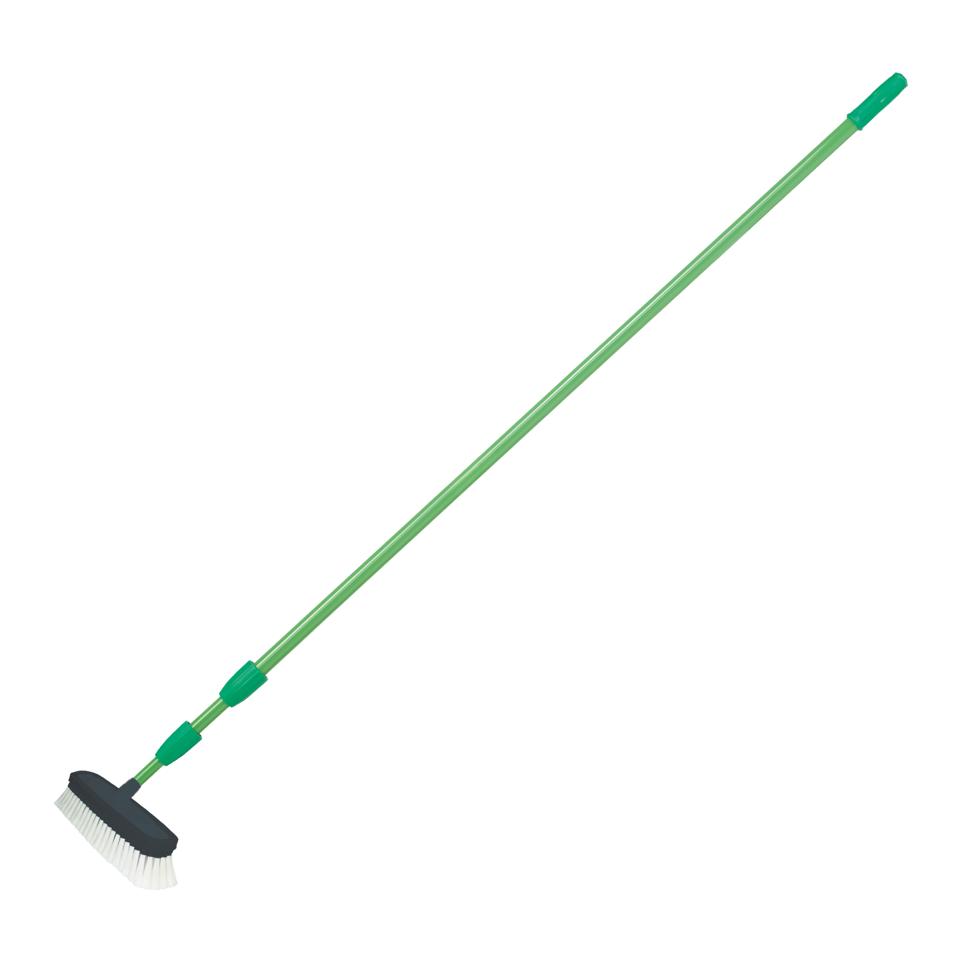 Soft brush wiper - telescopic handle with holder and brush