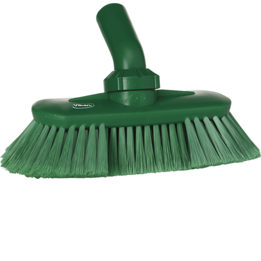 Washing brush with swivel joint &amp; water flow
